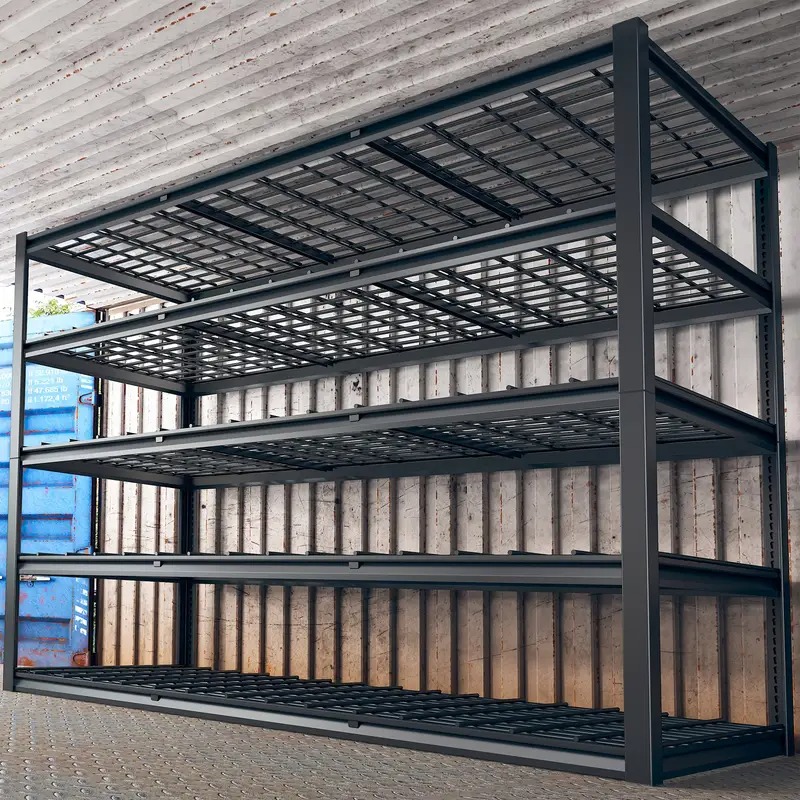 Metal Garage Storage Rack – Heavy-Duty Adjustable Shelving