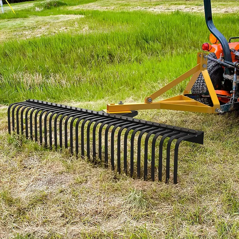 60 Inch Tight Angle Landscape Rake | farmandgarage.com