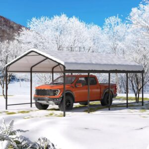 20x12ft Metal Heavy-Duty Carport Kit