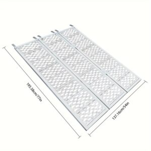 Aluminum Trailer Ramp – 1,500 lbs  Folding Loading Ramp (77"x54")