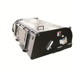 83" Skid Broom Sweeper: Enhance Skid Loader Efficiency with Replaceable Side Brush