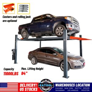 Best Price Hydraulic 4 Post Car Lift Auto Parking Elevator Cars Parking Lift
