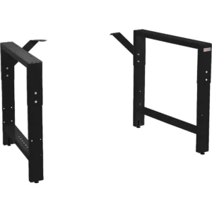 Workbench Table Frame 20" Depth - Black - 29" to 35" Height Adjustable