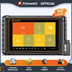 FOXWELL NT909 Car Diagnostic Tools CANFD/DOIP OBD2 Scanner All System Bidirectional Test 31+ Reset ECU Coding Automotive Scanner