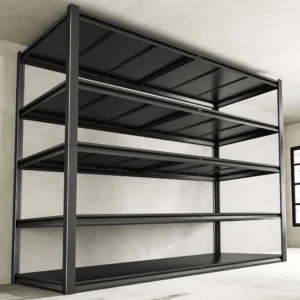 55" W Storage Shelves 3000LBS Heavy Duty Shelving 5 Tier Adjustable Metal Shelving Unit for Storage Rack Garage Shelves