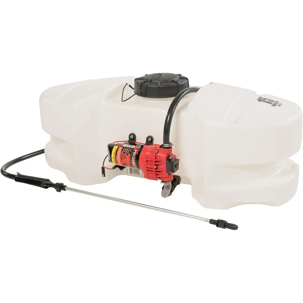 15 Gallon Standard Spot Sprayer: 2.4 GPM, 60 PSI, Outdoor Garden Spraying Solution