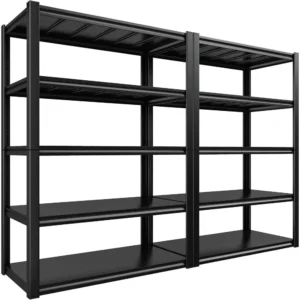 48.2" W Storage Shelves, Heavy Duty Garage Shelving Unit 72" H Metal Shelf, Garage Shelves