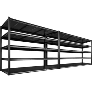 60" W Garage Shelving, 3000LBS Heavy Duty Storage Shelf, Adjustable 5 Tier Metal Shelves, 60" W X 24" D X 72" H, Garage Shelves
